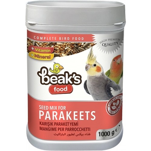 Beak′s Karışık Paraket Yemi 1000 GR