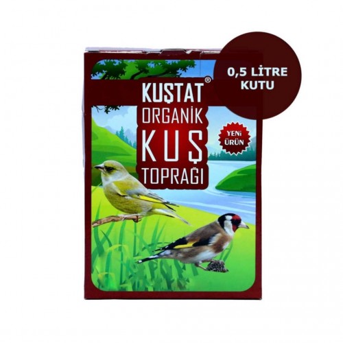 Kuştat Organik Kuş Toprağı 0.5 LT