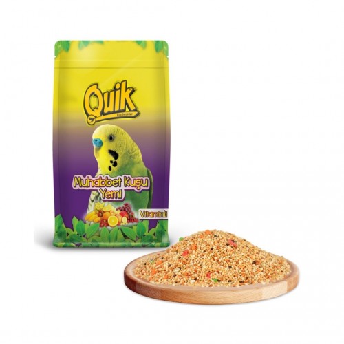 Quik Vitaminli Muhabbet Kuşu Yemi 400 GR 