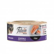 Felicia Tahılsız Kısır Somonlu Fileto Yaş Kedi Maması 85 GR