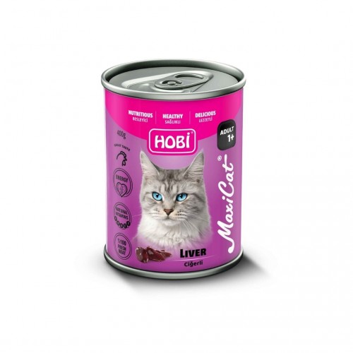 Hobi Maxicat Ciğerli Kedi Konserve 400 GR