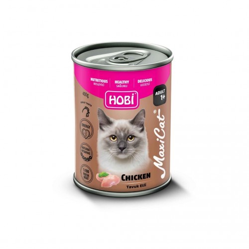 Hobi Maxicat Tavuklu Yetişkin Kedi Konservesi 400 GR