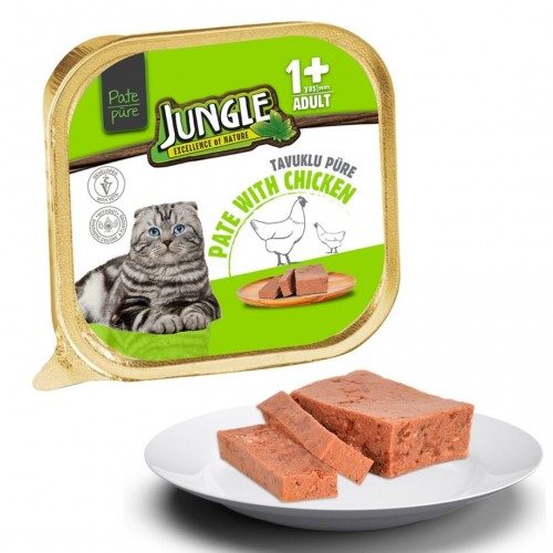 Jungle Kedi Tavuklu Pate/Ezme 100 GR