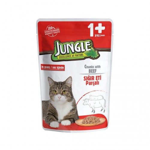 Jungle Kedi Kuzu Etli Pouch