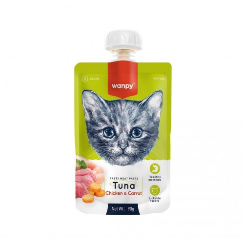 Wanpy Taze Ton Balıklı&Tavuklu Kedi Et Ezmesi 90 GR