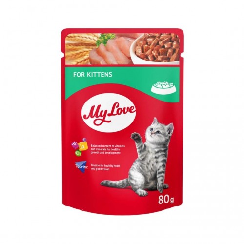 My Love Kitten Yavru Kedi Pouch Mama 80 GR