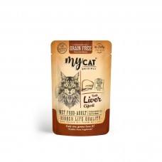 Mycat Ciğerli Pouch Kedi Maması 85 GR