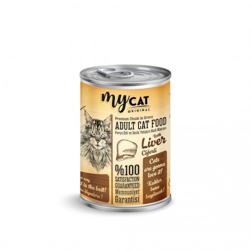 Mycat Pate Tahılsız Ciğerli Kedi Konservesi 400 GR