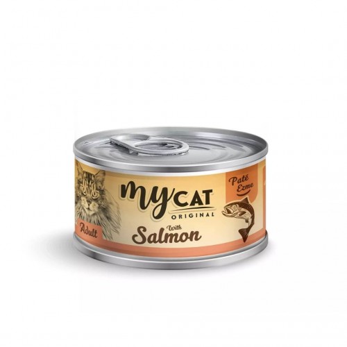 Mycat Somon Etli Pate Kedi Konservesi 80 GR