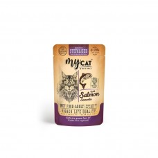 Mycat Somonlu Pouch Kısırlaştırılmış Kedi Maması 85 GR