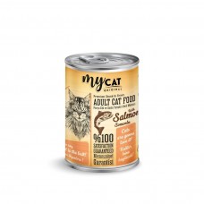 Mycat Tahılsız Pate Somon Balıklı Kedi Konservesi 400 GR