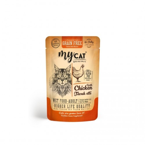 Mycat Tavuklu Pouch Kedi Maması 85 GR