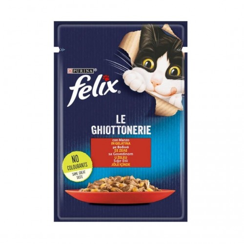 Purina Felix Sığır Etli Yetişkin Pouch Mama 85 GR