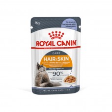 Royal Canin Hair&Skin Jelly Yaş Kedi Maması 85 GR