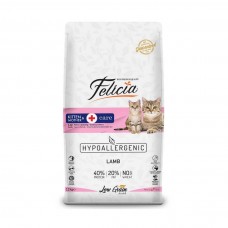 Felicia Yavru Kuzu Etli Az Tahıllı HypoAllergenic Kedi Maması 12 KG