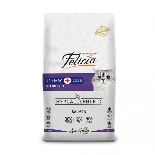 Felicia Sterilised Somonlu Az Tahıllı HypoAllergenic Kedi Maması 2 KG