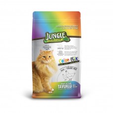 Jungle Colormix Tavuklu Kedi Maması 15 KG