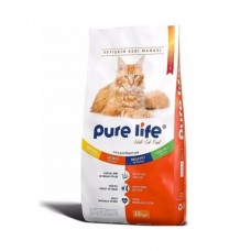 Pure Life Renkli Tane Yetişkin Kedi Maması 15 KG