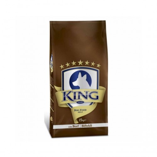 King Biftekli Köpek Maması 15 KG