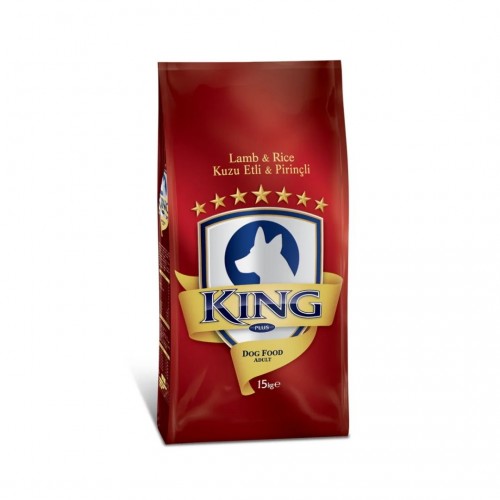 King Kuzu Etli Köpek Maması 15 KG