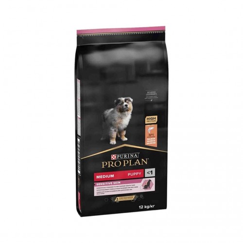 Purina Pro Plan Sensitive Skin Puppy Somonlu Yavru Köpek Maması 12 KG