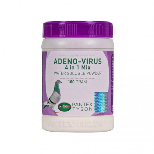Adeno Virus 4 in 1 mix Kursak Şişmesi, Ani Ölümler ve Sulu İshale Karşı 100 GR 