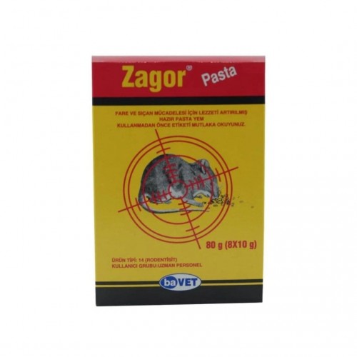 Bavet Zagor Fare Zehir Pastası 80 GR 8x10 GR