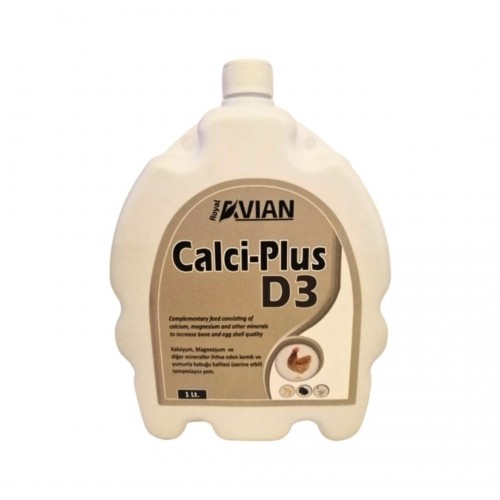 Calci Plus D3 Kanatlılarda Yumurta Kabuk Kalitesi İçin 1 LT 