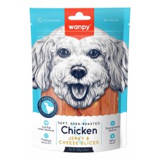 Wanpy Tavuklu ve Peynirli Dilimlenmiş Yumuşak Köpek Ödülü 100gr